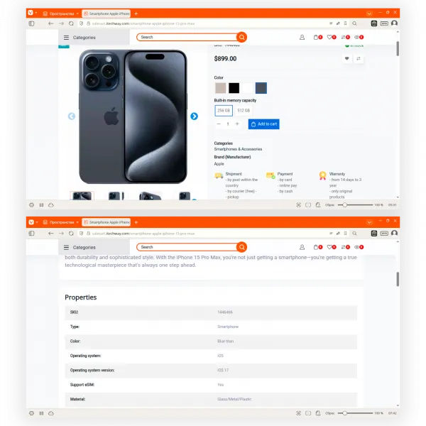5/11 Product page